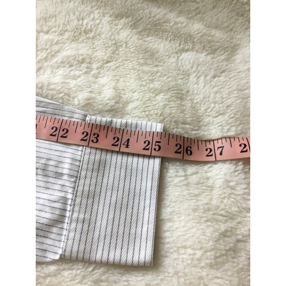 Calvin Klein White&Blue Stripes Long Sleeve Shirt - Picture 10 of 10